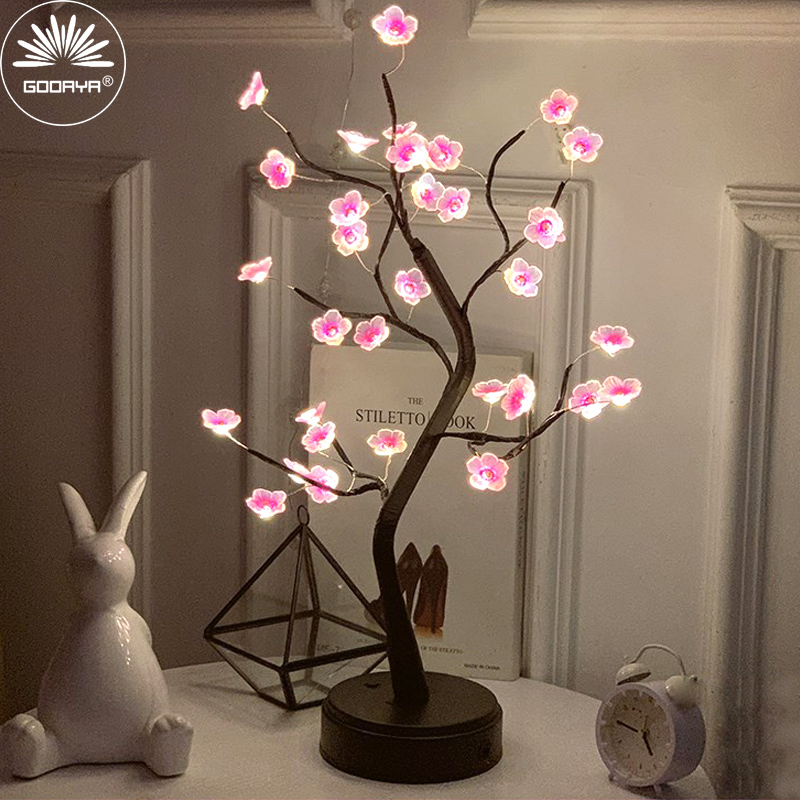 Bonsai Garden In Dc - Table Tree Night Light Battery Powered