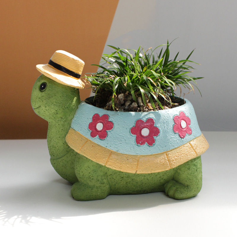 Bonsai Tree Zen Garden - Cartoon Animal Succulent Flower Pot Cute