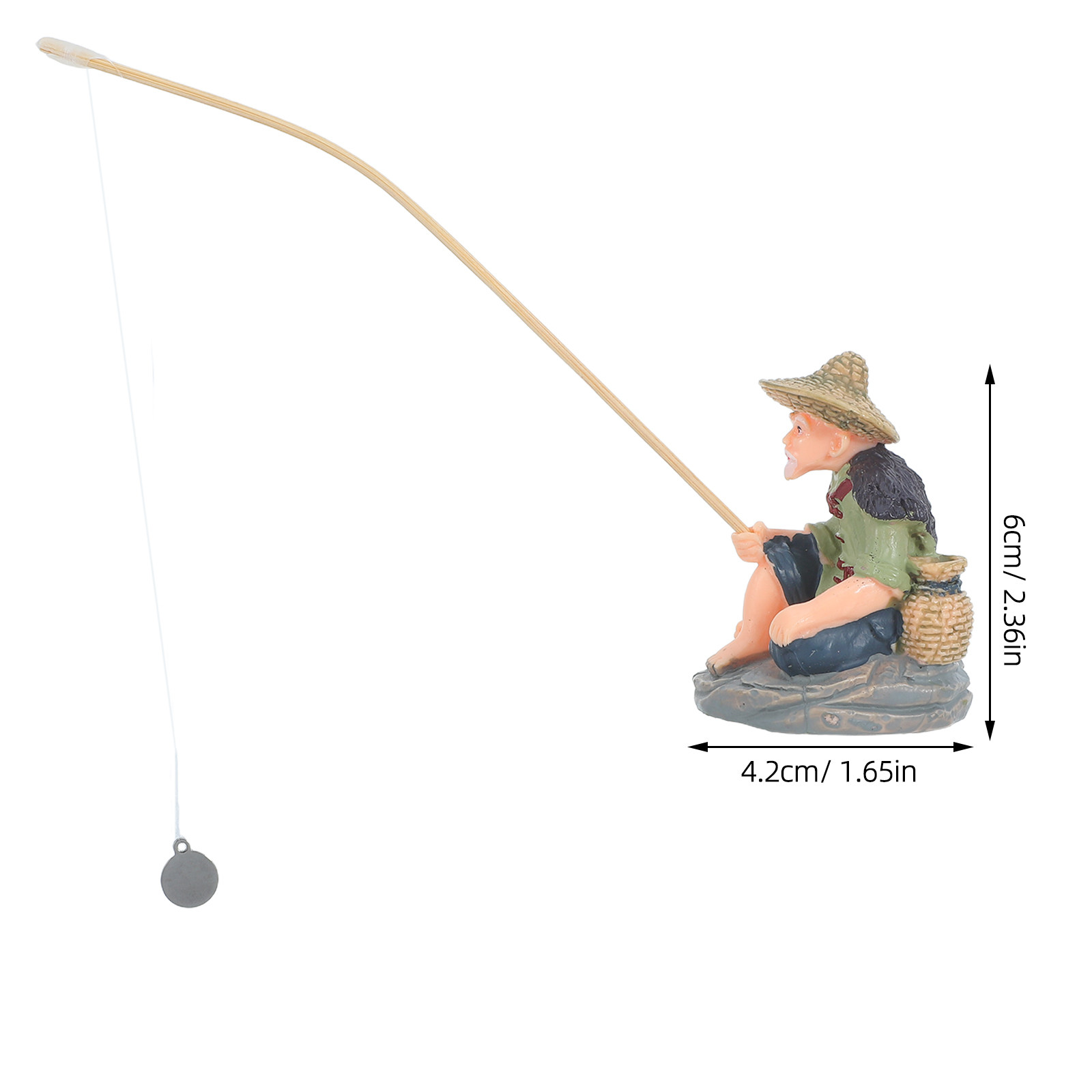 Floating Jiang Taigong Fishing - Bonsai Tree Zen Garden 评论和价格