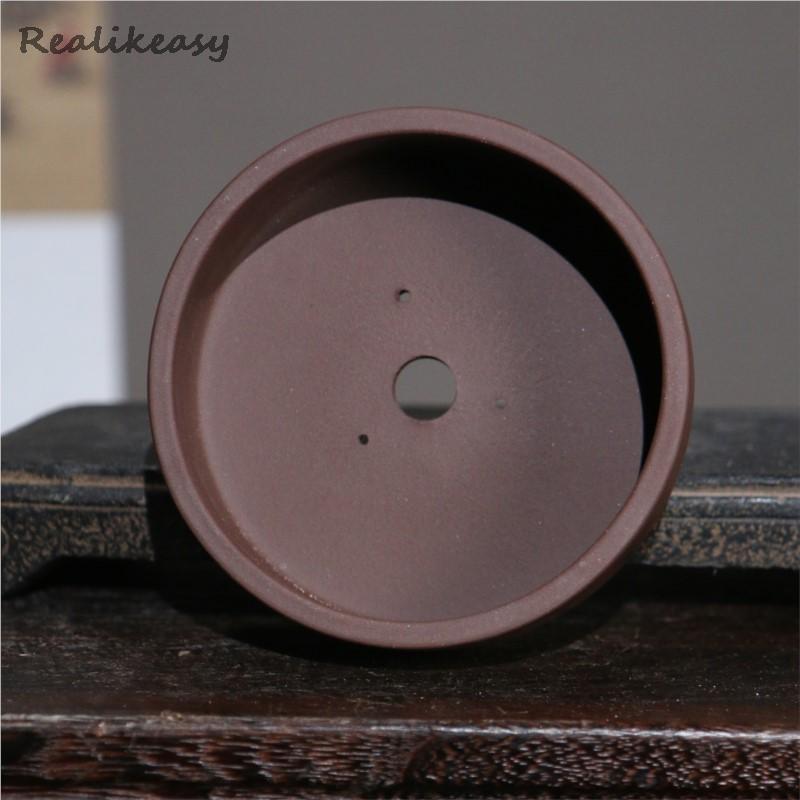 Yixing Purple Clay Pot Desktop - Bonsai Tree Zen Garden 评论和价格