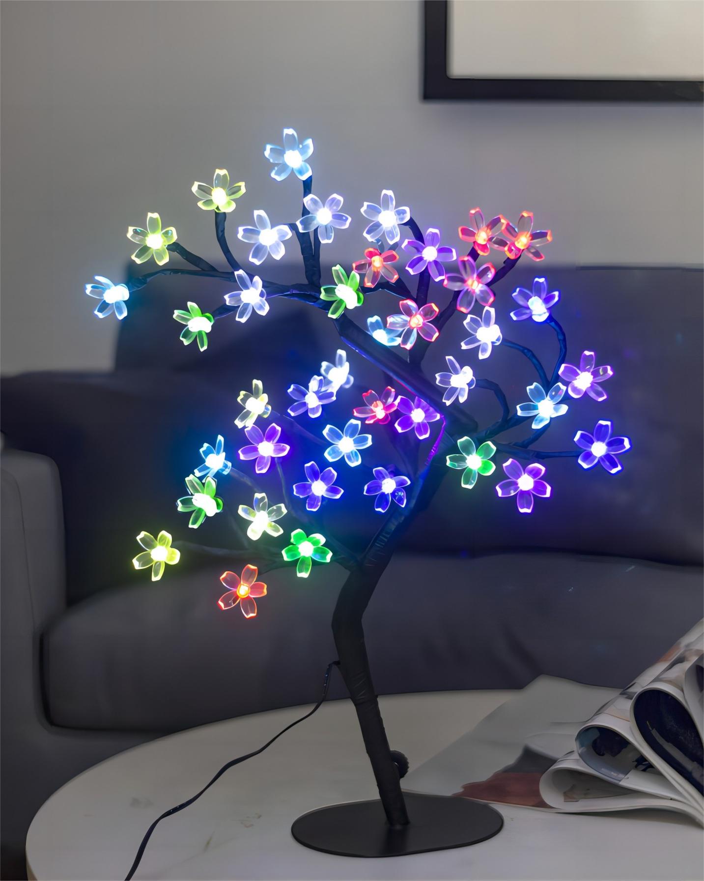 Cherry Blossom Tree Light,17in - Bonsai Garden Sushi 评论和价格