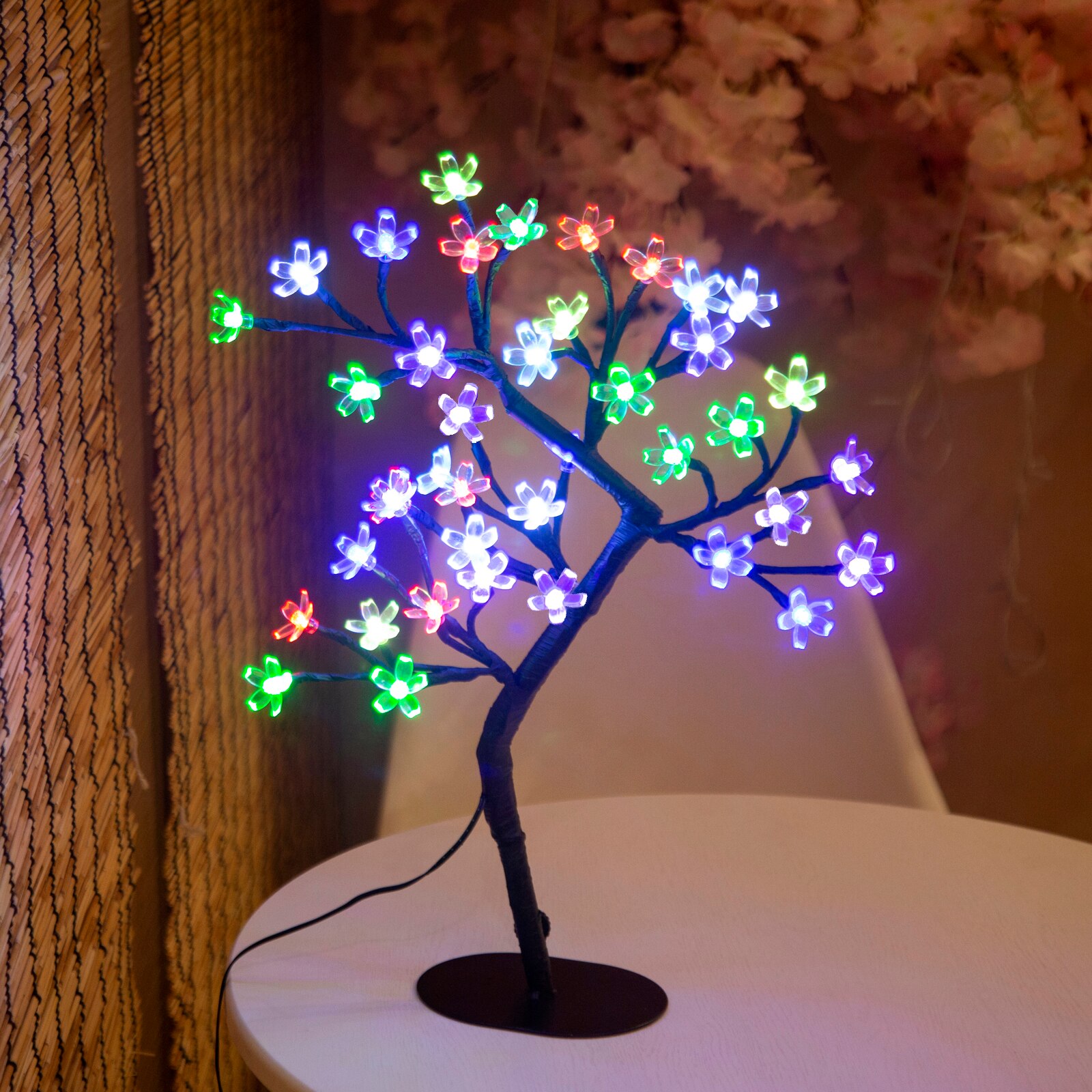 Cherry Blossom Tree Light,17in - Bonsai Garden Sushi 评论和价格