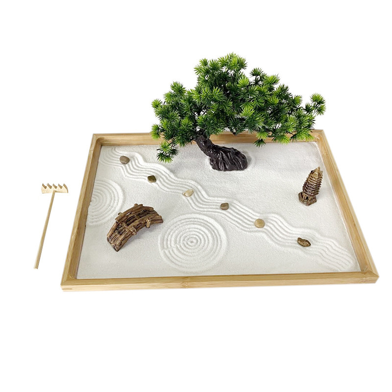Japanese Zen Garden for Desk W - Bonsai Tree Zen Garden 评论和价格