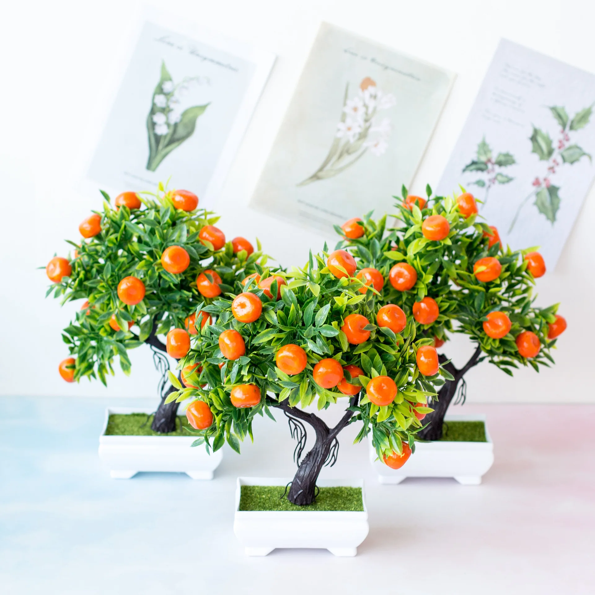 Artificial Fruit Tree Home Dec - Bonsai Garden Sushi 评论和价格