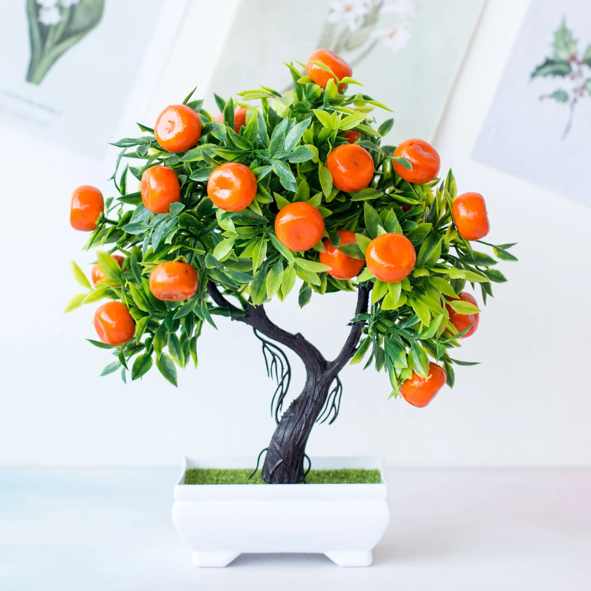 Artificial Fruit Tree Home Dec - Bonsai Garden Sushi 评论和价格