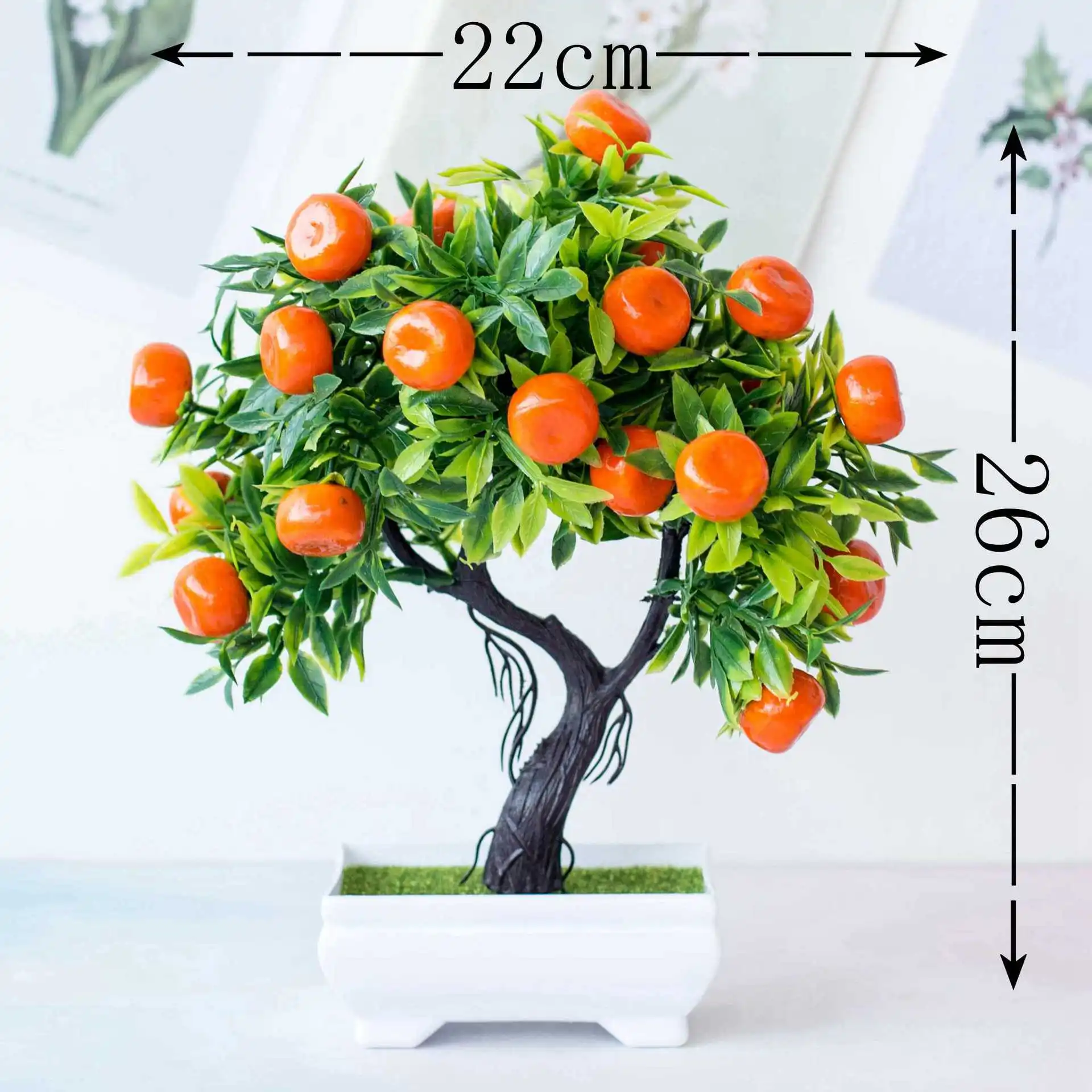 Artificial Fruit Tree Home Dec - Bonsai Garden Sushi 评论和价格