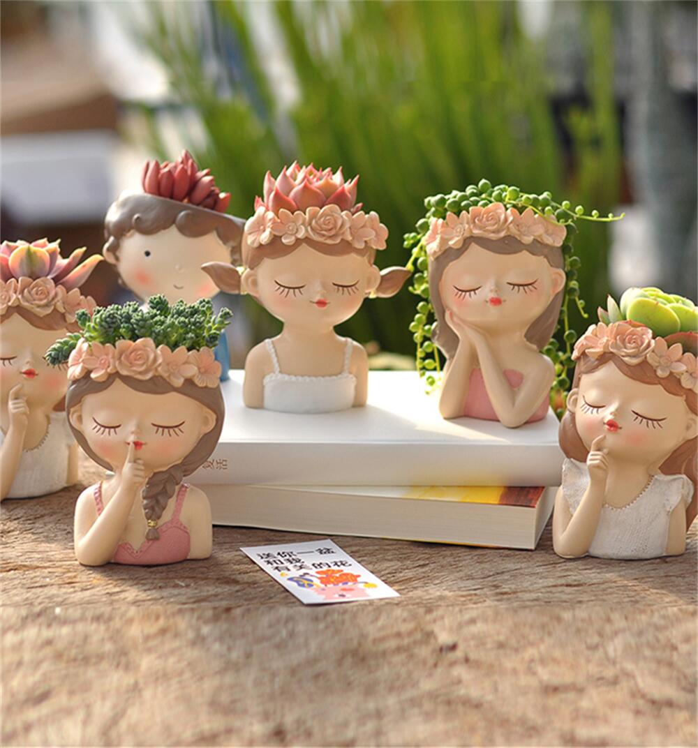Fairy Succulent Flowerpot Desk - Bonsai Tree Zen Garden 评论和价格