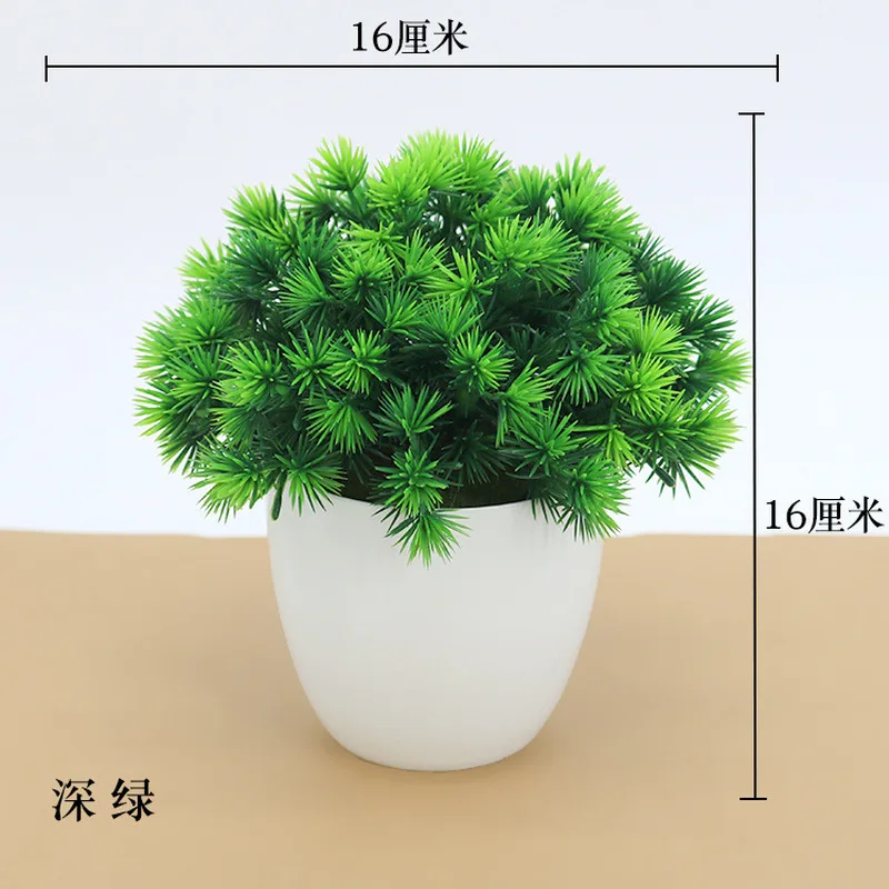 Artificial Plants Potted Bonsa - Bonsai Garden Sushi 评论和价格