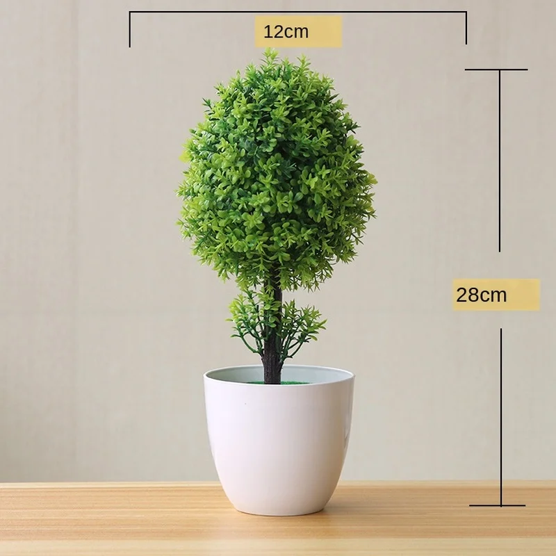 Artificial Plants Potted Bonsa - Bonsai Garden Sushi 评论和价格