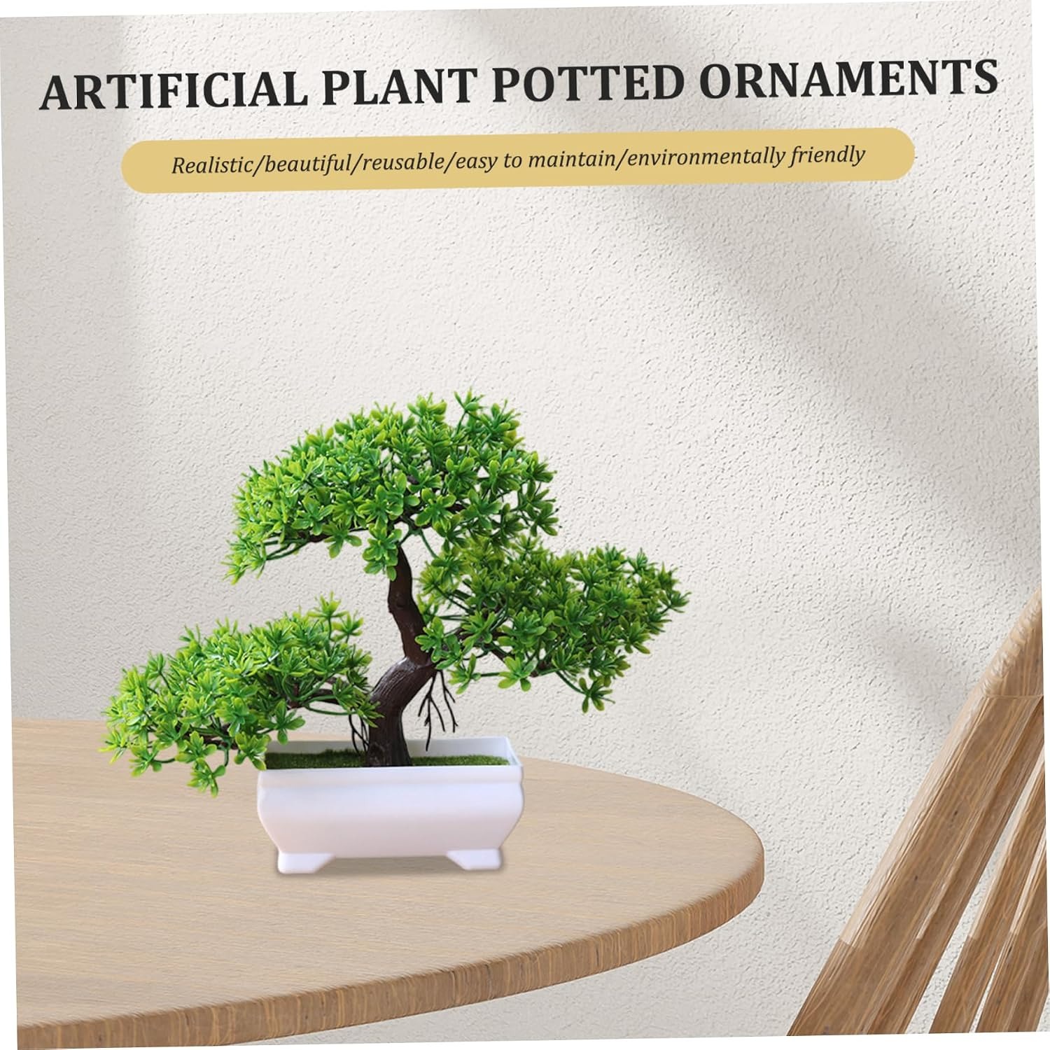 1/2Pcs Artificial Bonsai Tree  - Bonsai Garden Sushi 评论和价格